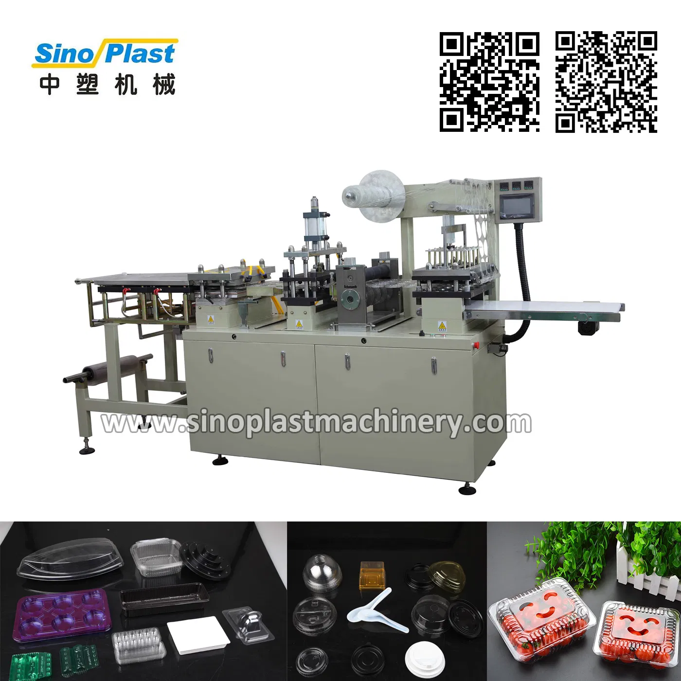 Pet Fruit Tray/Clamshell Box/Punnet Tray/Strawberry/Blueberry Thermoforming Making Forming Machine