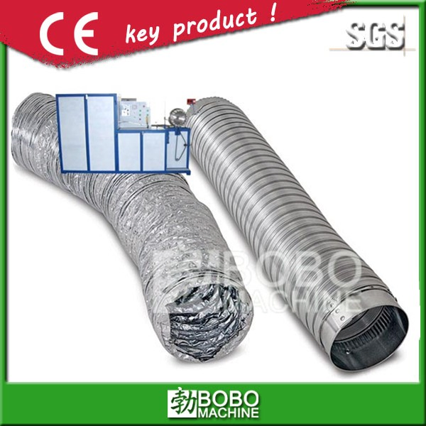 Insulated Aluminum Flexible Duct Machine (AFD-600)