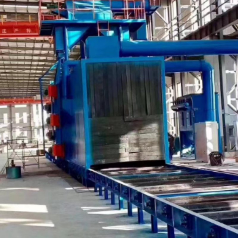Durable Roller Conveyor Shot Blaster Machine for Industrial Surface Cleaning