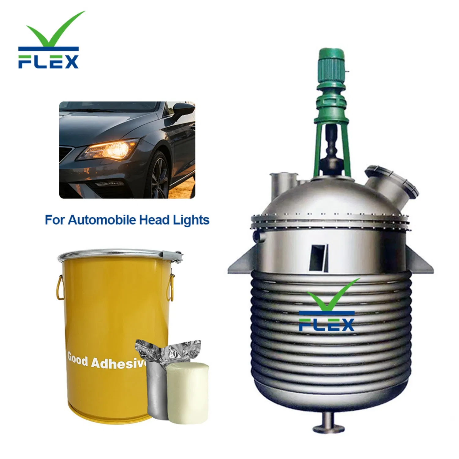 High Intensity Mini Flexible Small Batch PUR Machine Adhesive Production Chemical Reactor