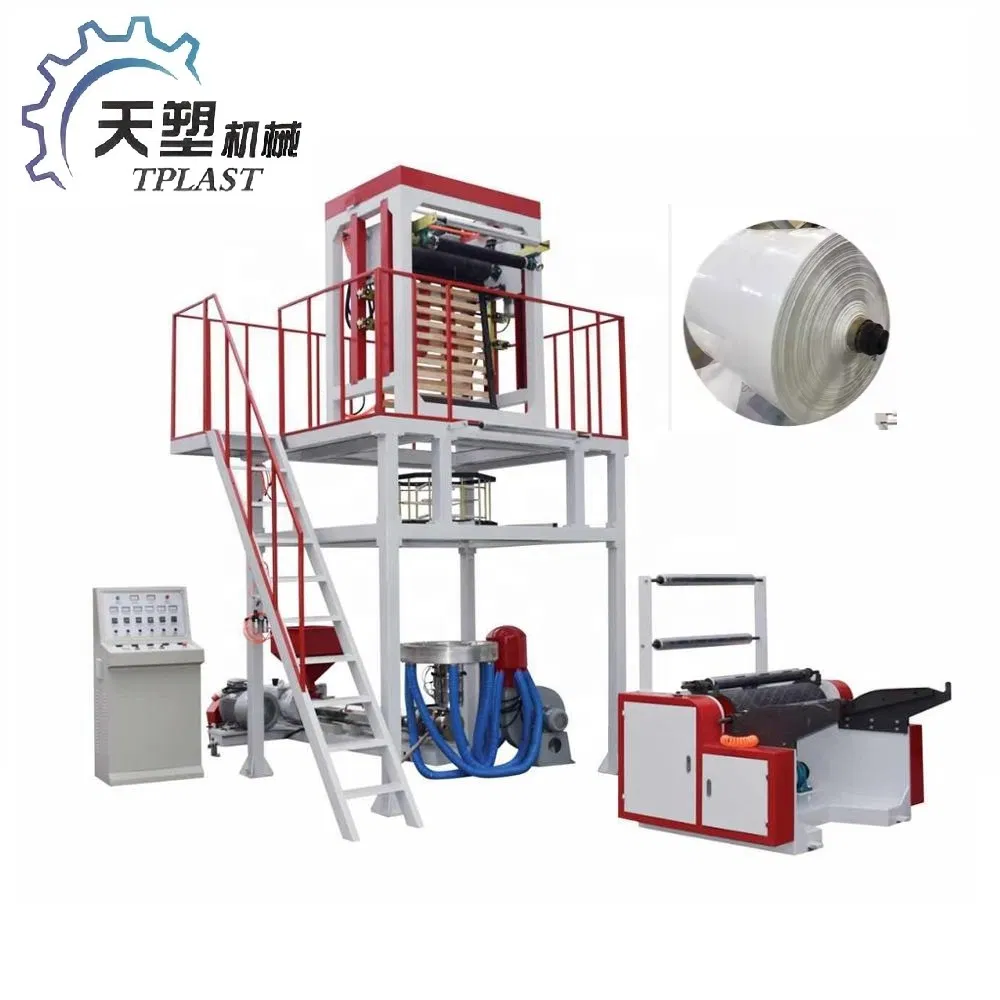 Biodegradable Polyethylene Rotary Die Head Plastic Film Blowing Machine for Plastic Bag
