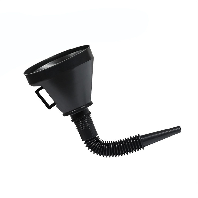 Angled Funnel with Filter for Car Van Oil Coolant Fuel Restricted Access Tool
