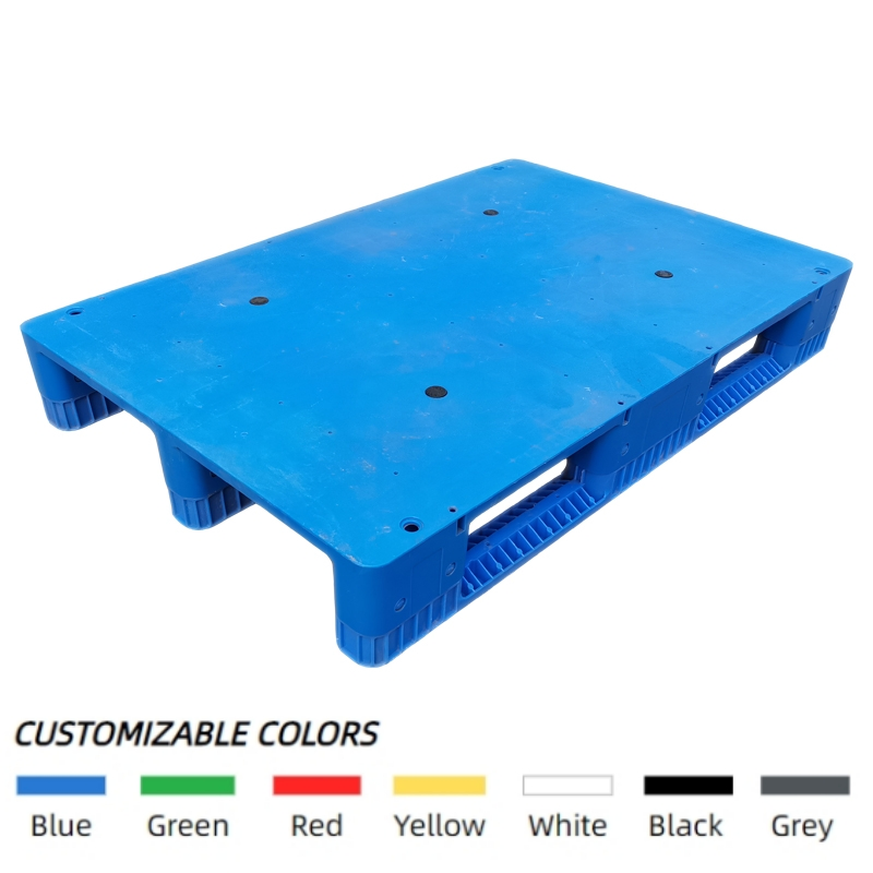 High Quality Stackable Plastic Flat Pallet for Warehouse Industrial Logistic