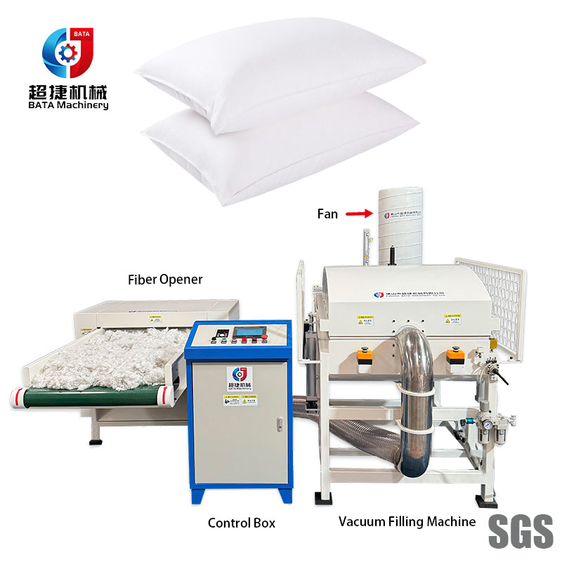 Cotton Fiber Opening Machine Microfiber Sleeping Pillow Making Equipment Cushion Stuffing Machine