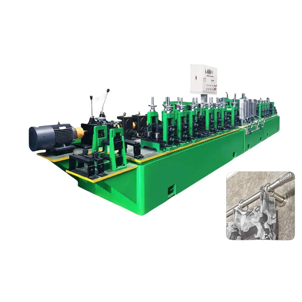 Máquina de conformado de tubos por rodillos para sistema de producción de tubos redondos, cuadrados, rectangulares y ovalados Máquina para fabricar tubos de hierro Máquina para fabricar tubos de acero redondos de acero al carbono