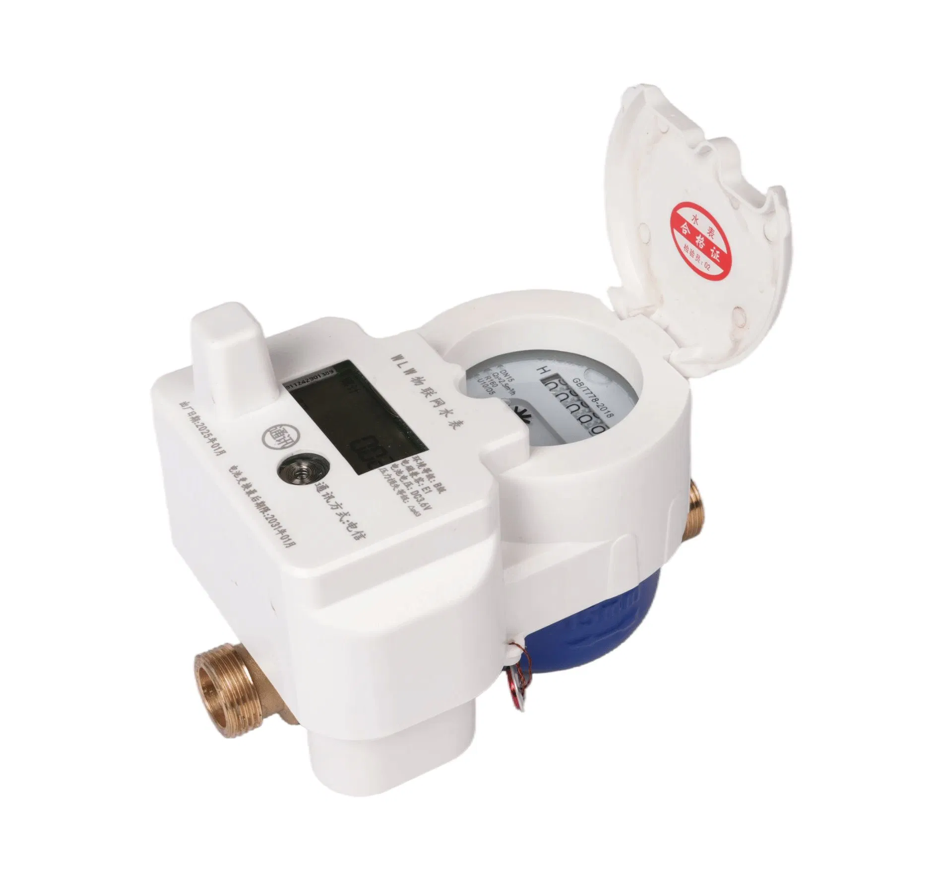 WLW Smart Water Meter DN15 with Valve, Remote Reading Function