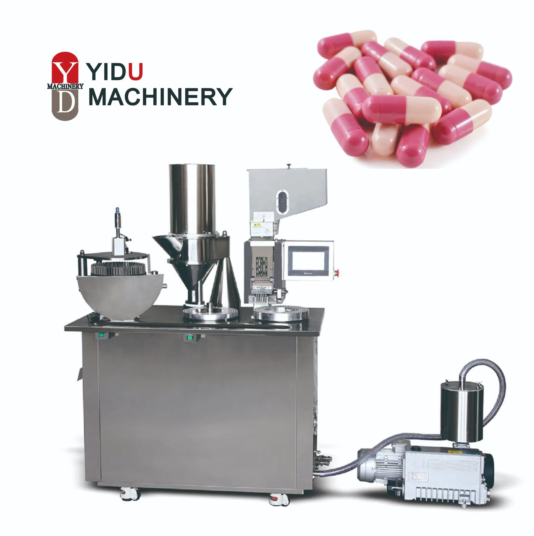 Semiautomatica Automatica Riempitrice per Capsule Vuote in Gelatina Dura Misura 000 00 0 1 2 3 4 5 Macchina Manuale per Riempimento e Produzione di Capsule