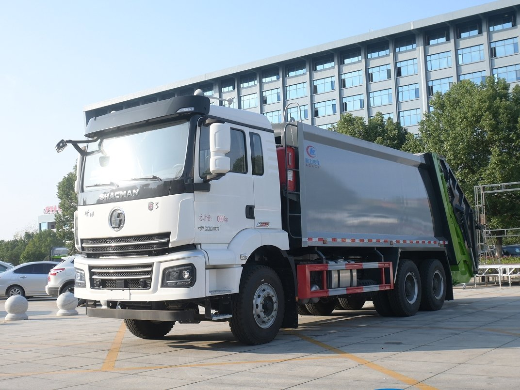 Shcman autocarro da 25 tonnellate camion compattatore per rifiuti con portata di 25 tonnellate camion della spazzatura