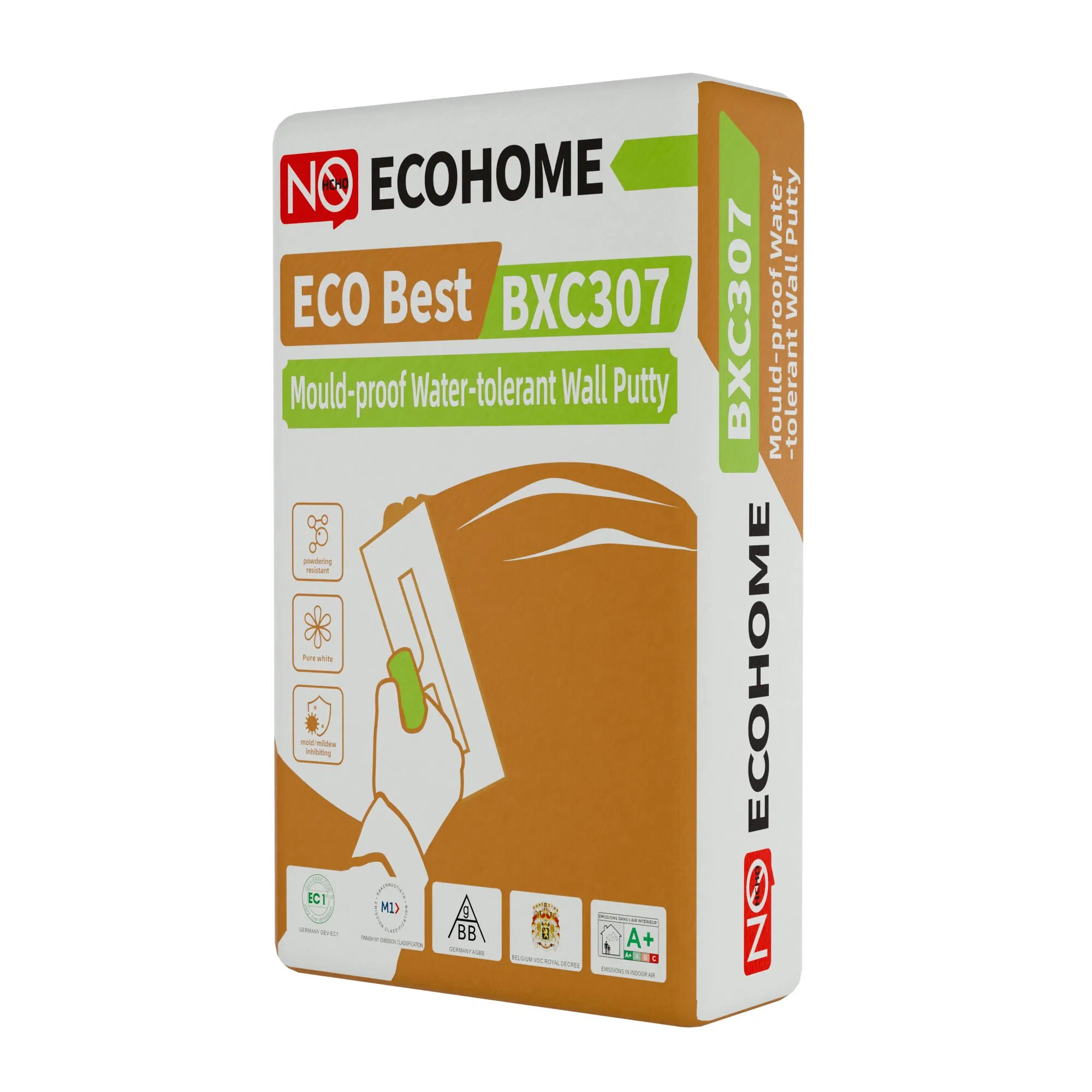Bxc307 Mould-Proof Water-Tolerant Wall Putty