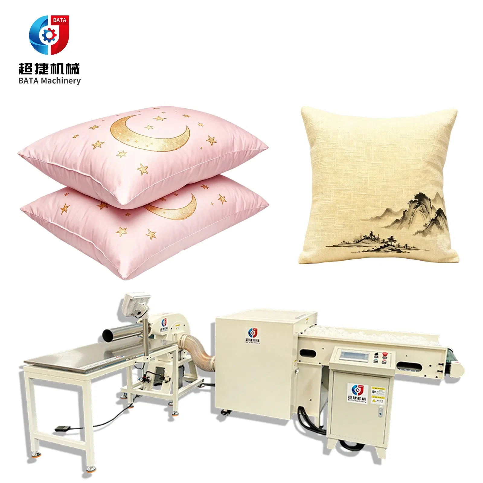 Pillow Fiber Filling Machine, Sofa Cushion Stuffing and Polyester Fiber Opening Machine