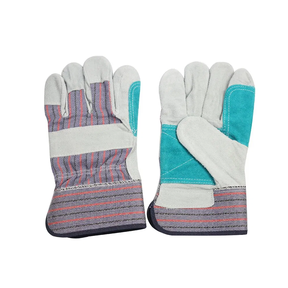 AB/BC Grade Leather Industrial Hand Gloves (SJIE10702)