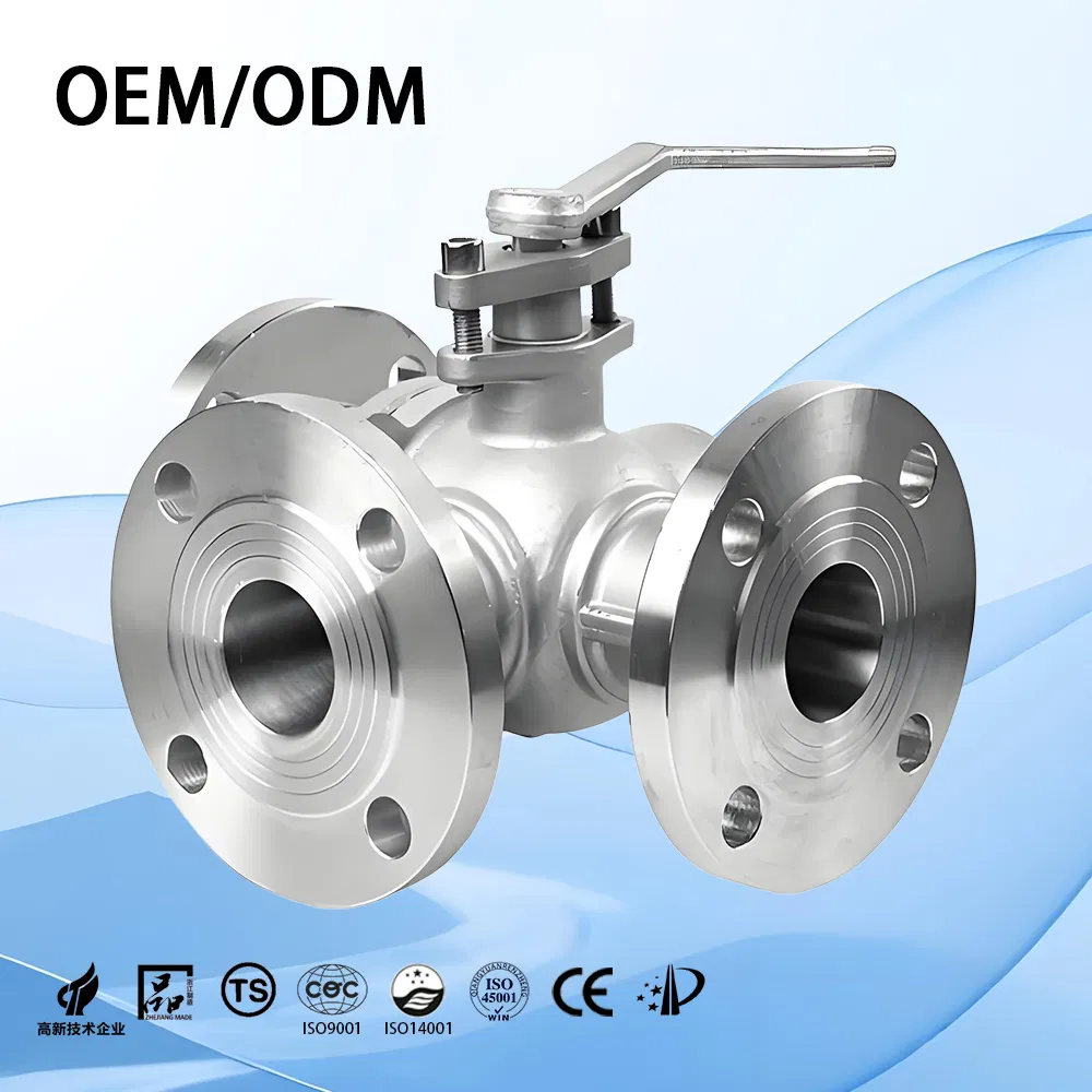 Stainless Steel Electric Control Flanged Ball Valve for Industrial Automation Systems