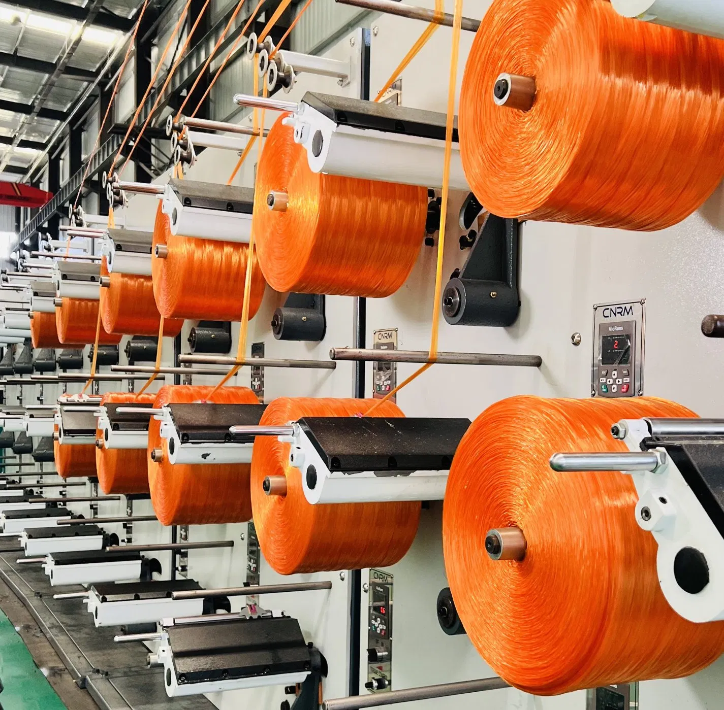 Cnrm Agriculture Baler Twine Rope PP Fibrillated Split Film Flat Raffia Yarn String Twine Extrusion Machine Plastic Extruder Extrusora De Rafia De Polipropileno