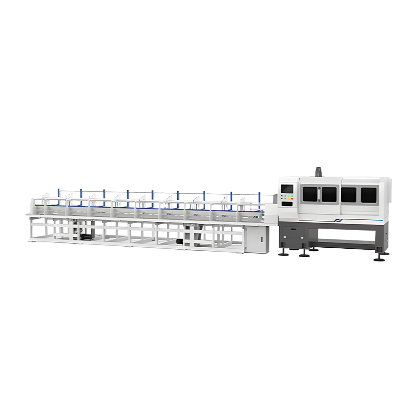 Round Square Carbon Steel Stainless Steel Tube Pipe Fiber Laser Cutting Machine