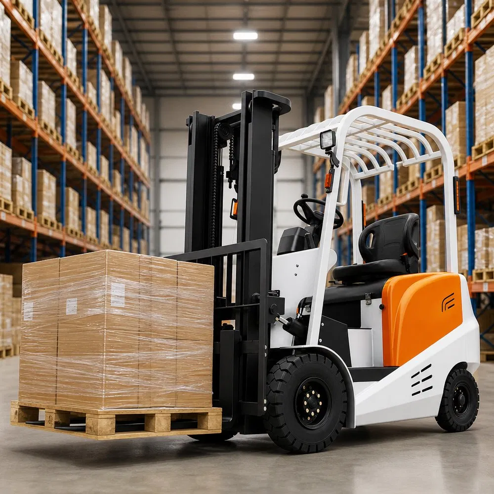 Lithium Ion Battery Electric Motor Forklift 1.5t 2t 2.5t 3t 3m for Factory Warehouse