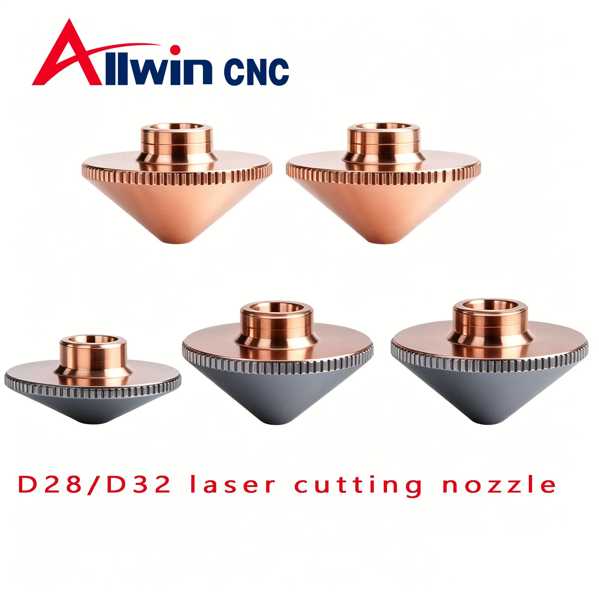 Laser Nozzle D28 for Precitec Wsx Single Double Layer Thread M11 Caliber 0.8-5.0mm P0591-571-0001 Fiber Laser Cutting Head