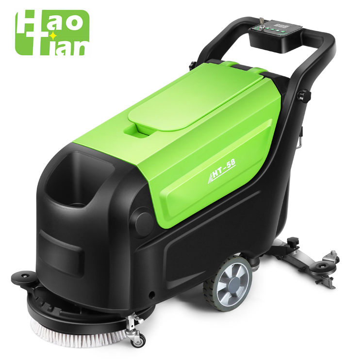 Walk-Behind Scrubber Drier Model HT-58 Multiwash Janitorial Floor Scrubber