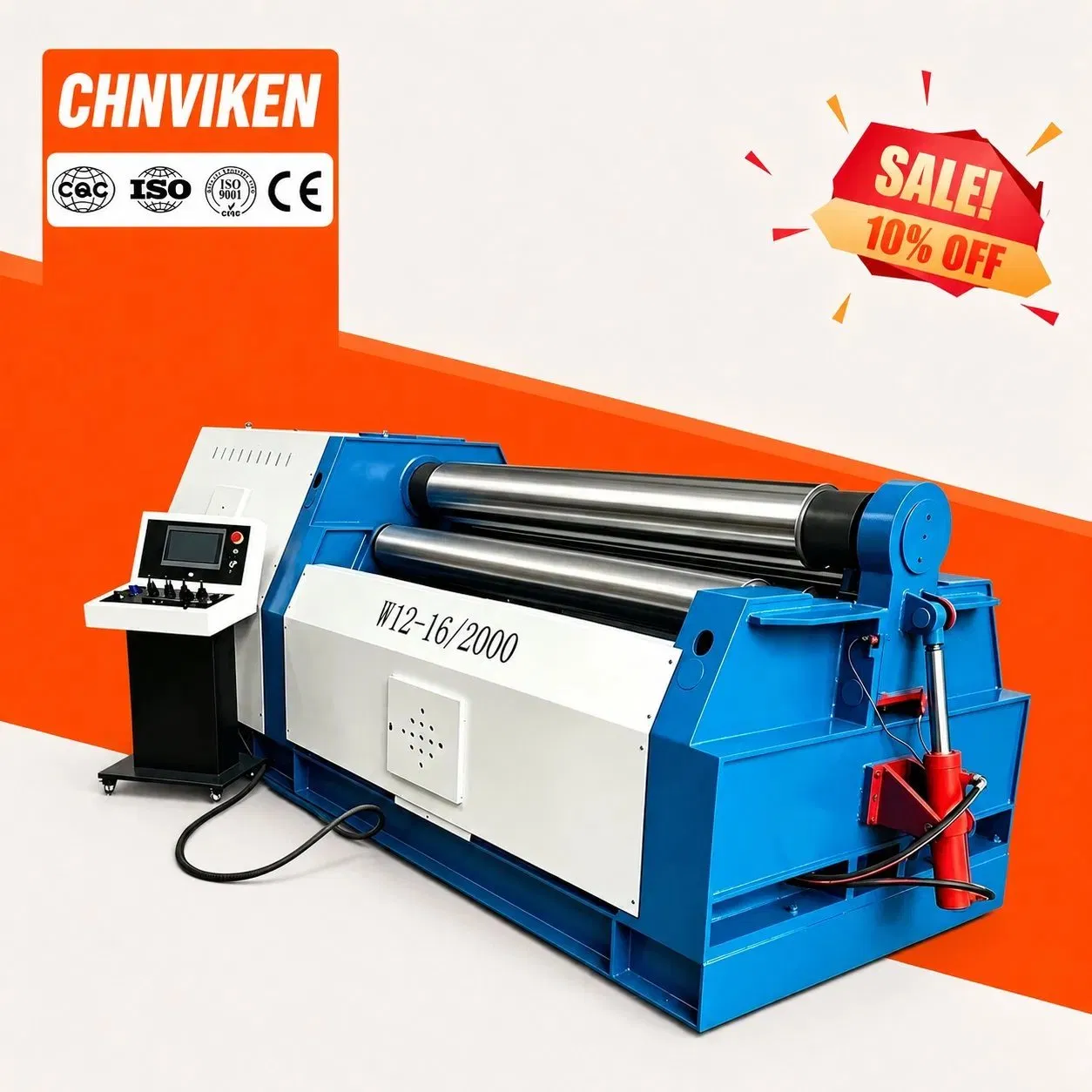 CNC idraulica 4 rulli piegatrice per lamiera macchina pesante laminazione lamiera