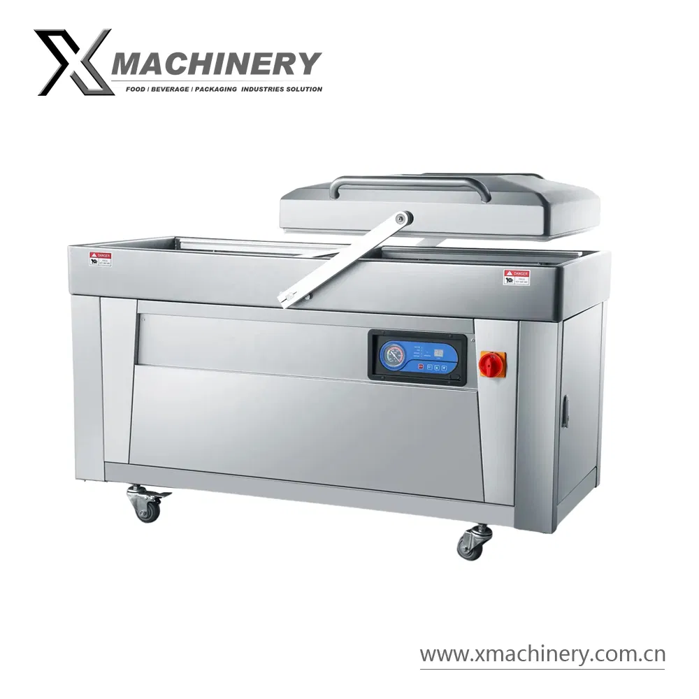Double Chamber Vacuum Sealer Sealing Machine for Meat Beef Industries