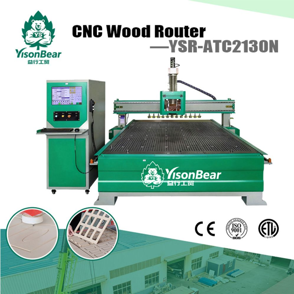 2026 Nuovo Router CNC ATC Macchina per Intaglio e Incisione del Legno per Taglio