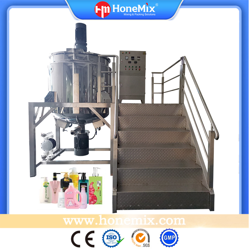 Honemix Cosmetic Daily Chemical Shampoo Liquid Soap Detergent Cleaner Homogenizer Mixing Making Tank Machine