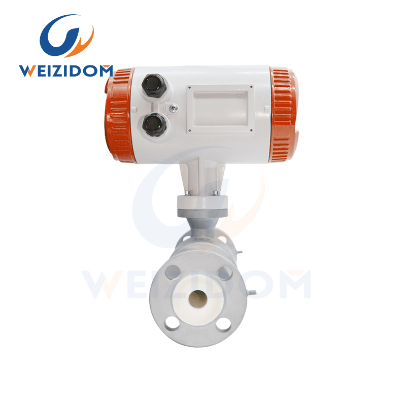 Corpo WCB Precisione 0,5% Elettrodo 316L Alimentazione Connessione Flangiata Uso Industriale Acqua Flussometro Elettromagnetico