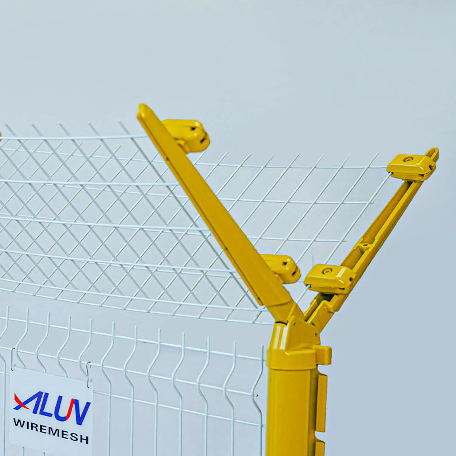 Beschichteter 3D-Metallzaun für Fußballplätze