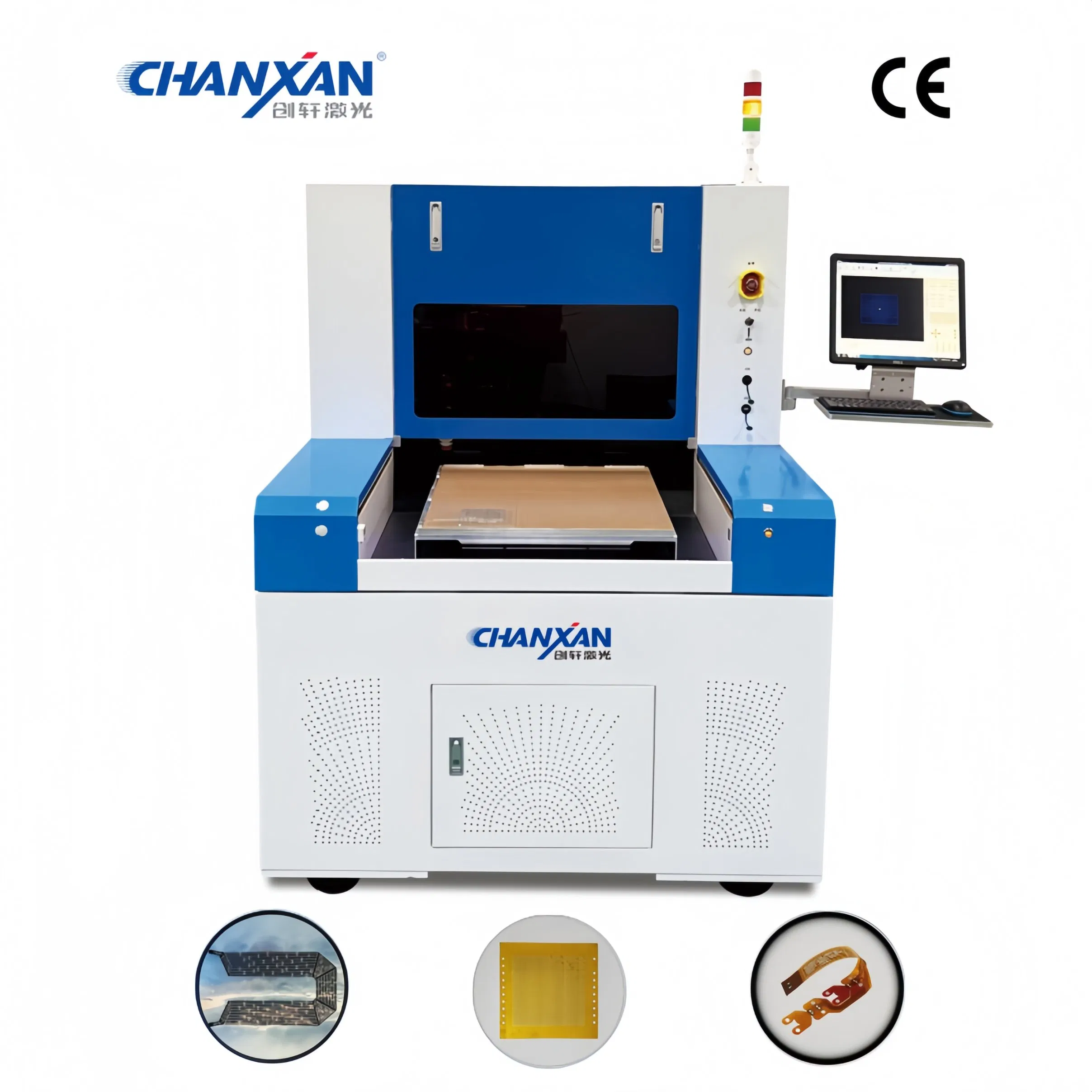 UV-Pikosekunden-Laserschneidmaschine speziell für LCP-Bohrungen