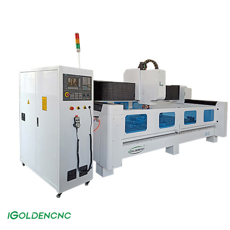 Anti-Vibration CNC Stone Machining Center with Shock Absorbing Base & SGS for Ultra-Precise Stone Artifact Carving Machining Works