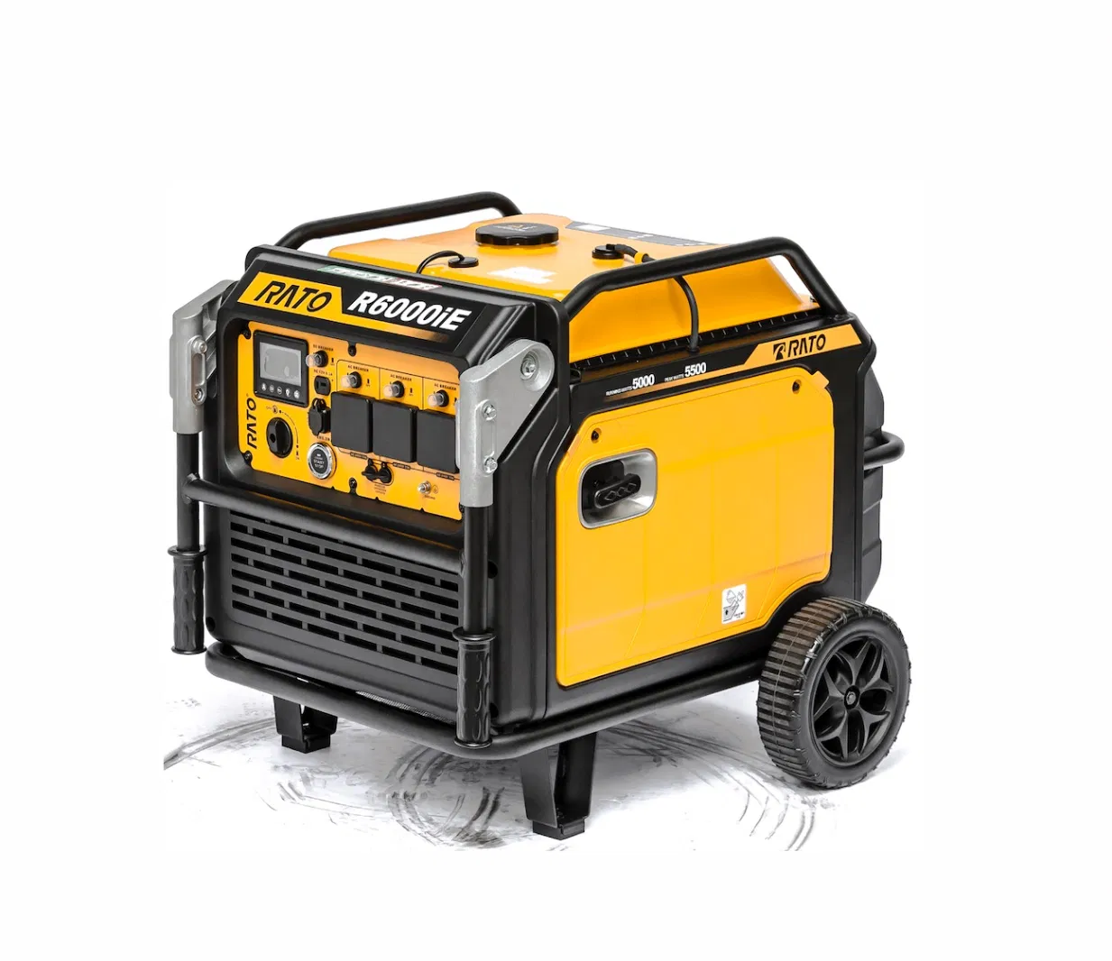 5kw Rato Portable Gasoline Inverter Generator for Home Use, Silent Digital Inverter Electric Patrol Gas Generator