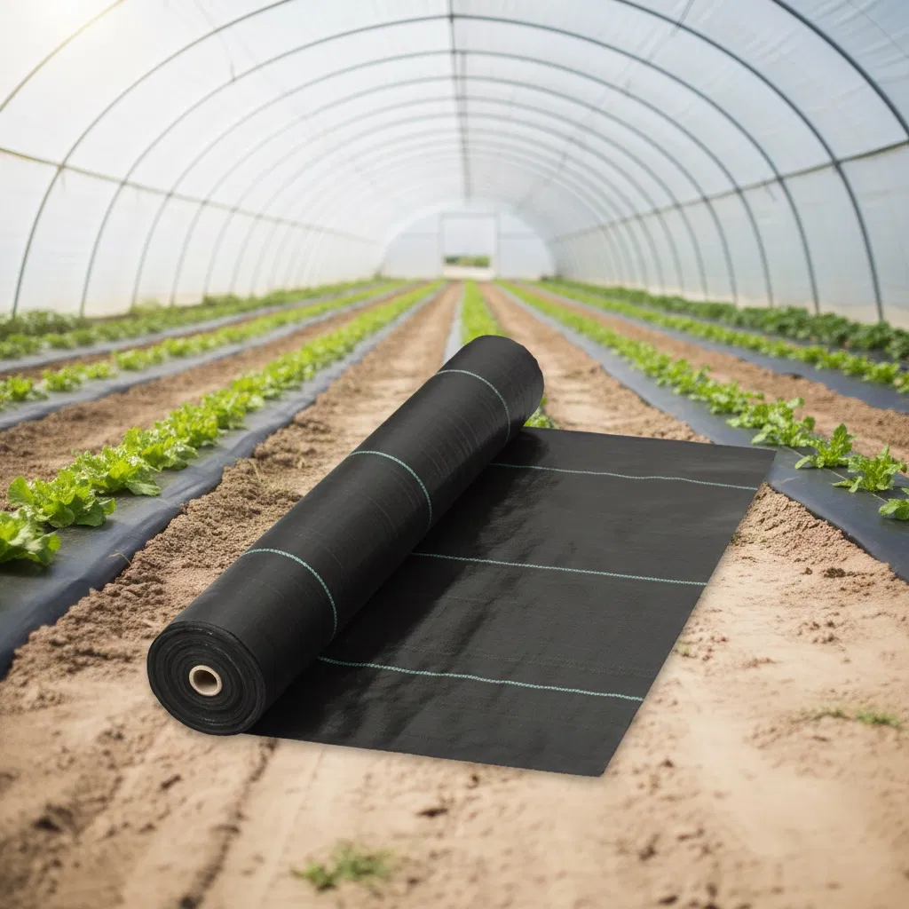 Weaved PP Landscaping Fabric Anti-Weed Barrier Mat for Agricultural Greenhouse and Garden Weed Control