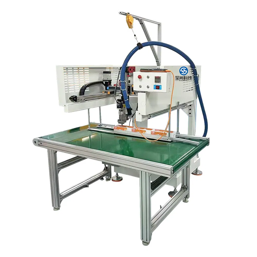 Fully Automatic in-Line Four-Axis Hot Melt Glue Dispensing Machine for Gift Box
