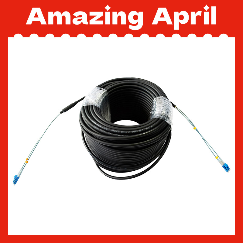 Outdoor Waterproof CPRI LC Connector Fiber Optical Cable Patchcord (FOC)