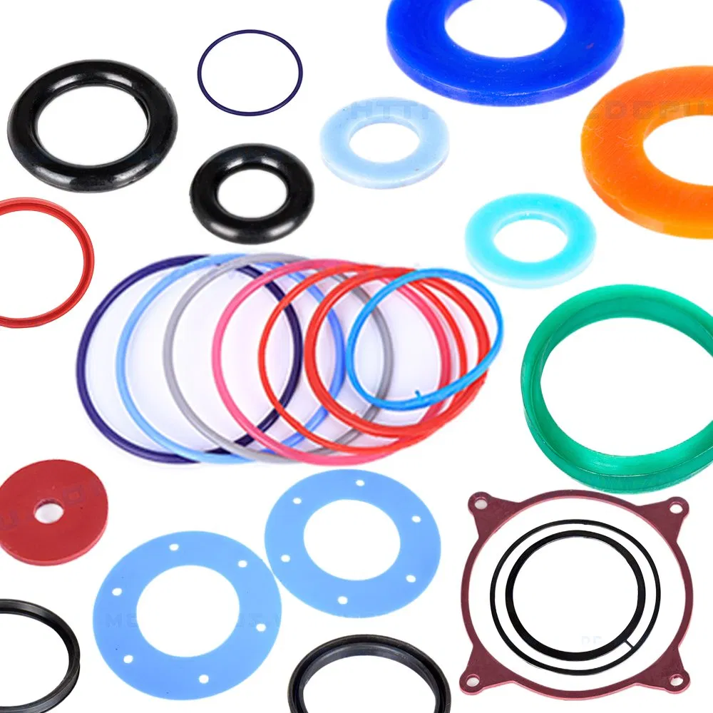 Solid Flanged Nylon PA66 ABS POM LDPE Plastic Gaskets Ring