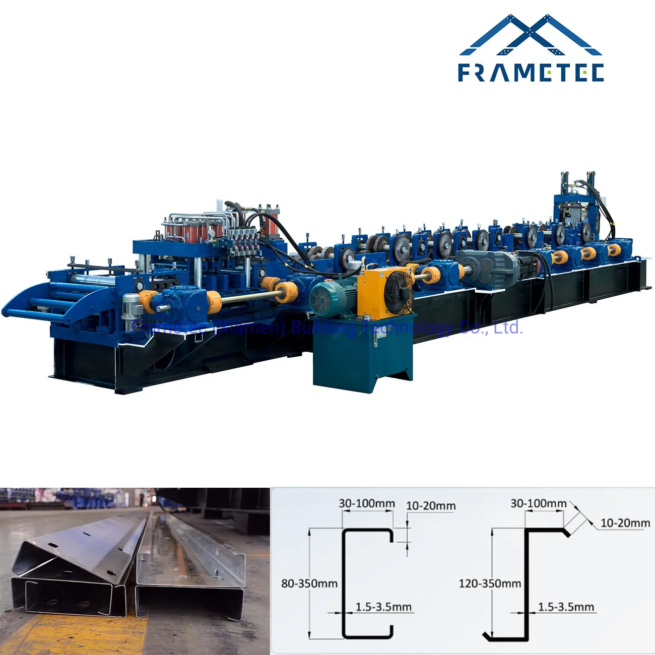 Macchina formatrice a rulli per arcarecci CZ 2 in 1 intercambiabile completamente automatica
