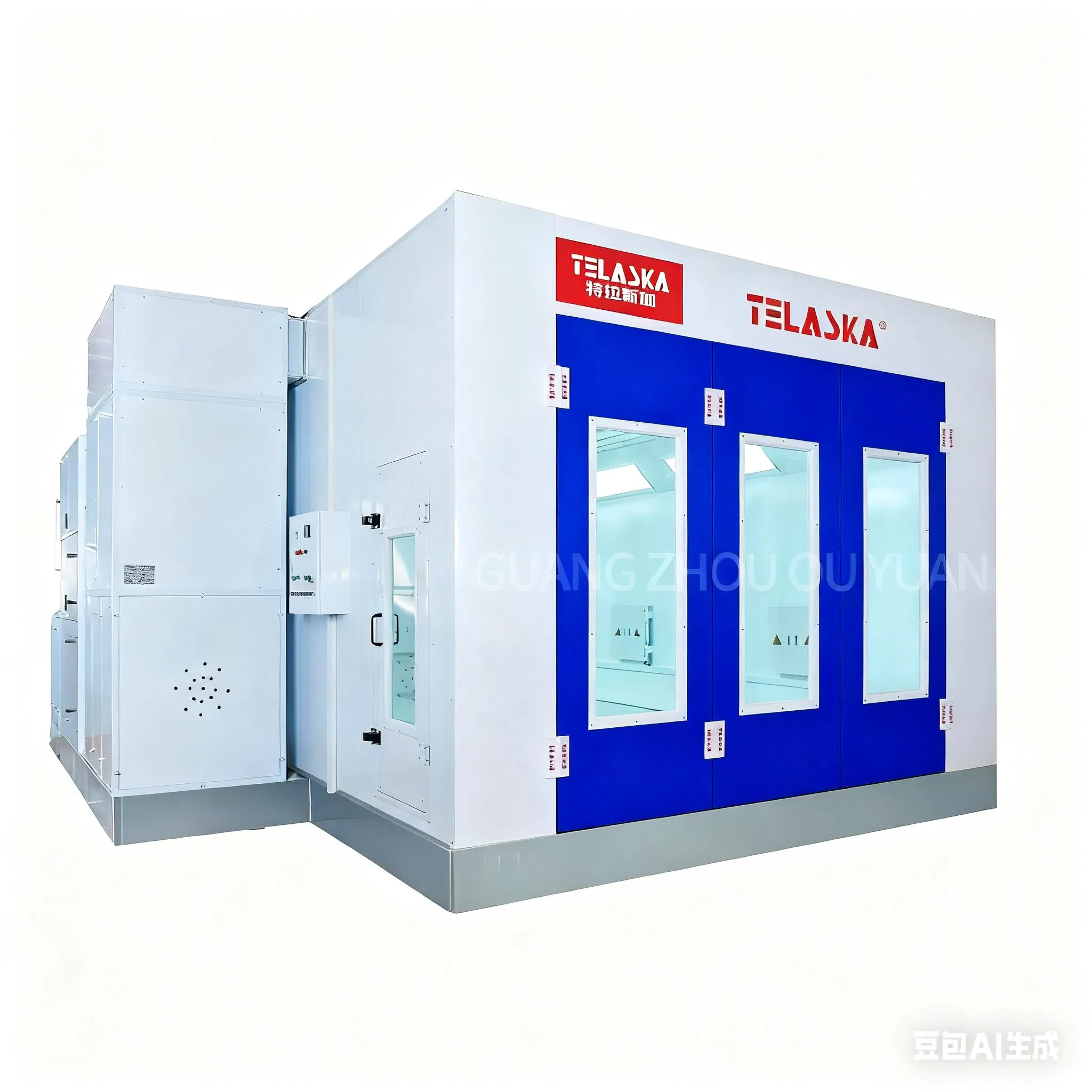 Cabina di verniciatura e cottura a spruzzo con riscaldamento a infrarossi, blu ed ecologica TLSJ-800