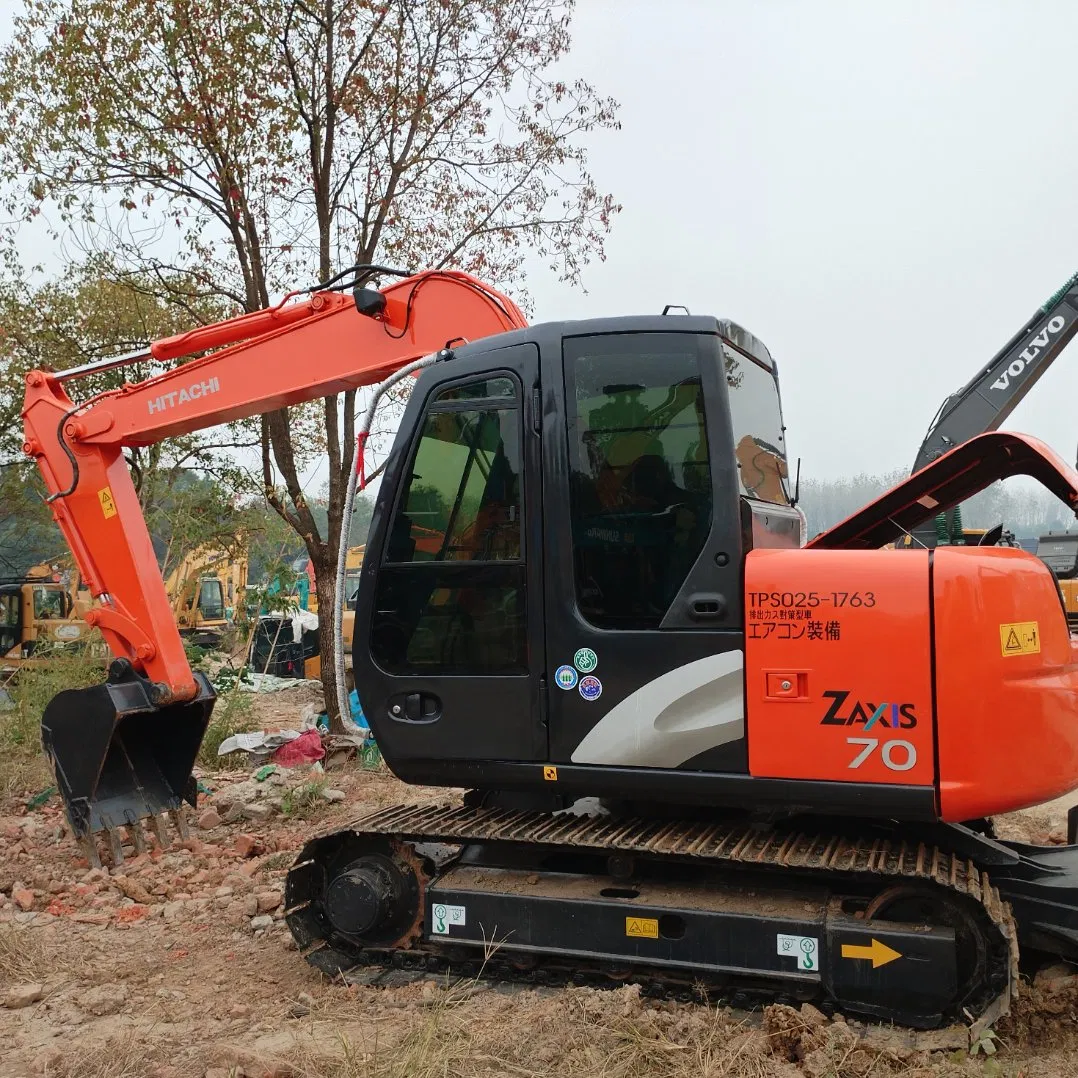 Used Hitachi Zx70 Zaxis 60 70 Mini Excavator for Construction, 7tons Digger for Home Use
