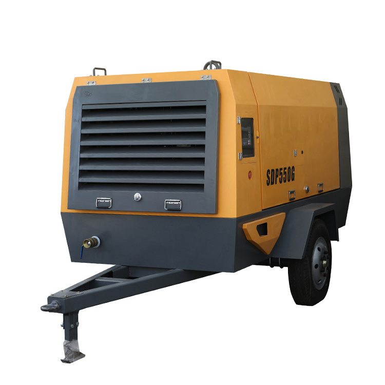 17 bar 194kw SDP660H Portable Diesel Driven Screw Air Compressor