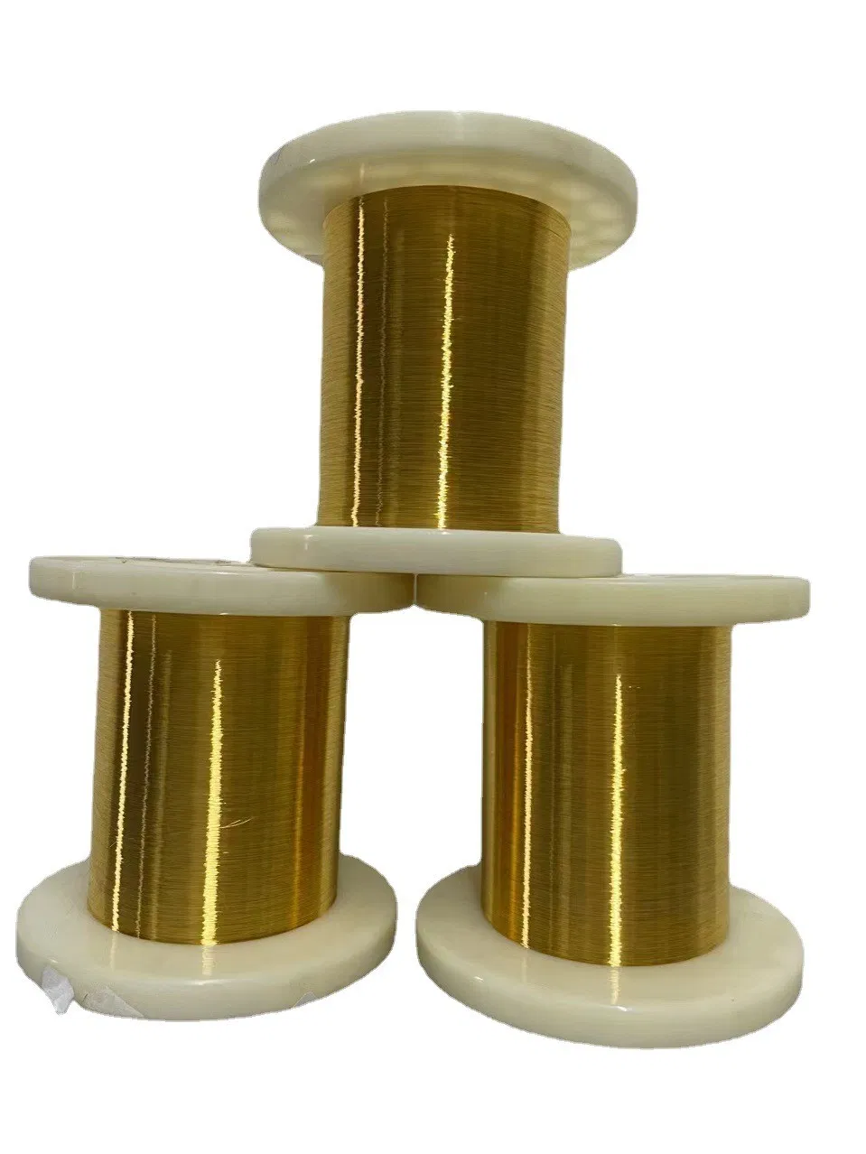 Hilo de plata esterlina chapado en oro para auricular