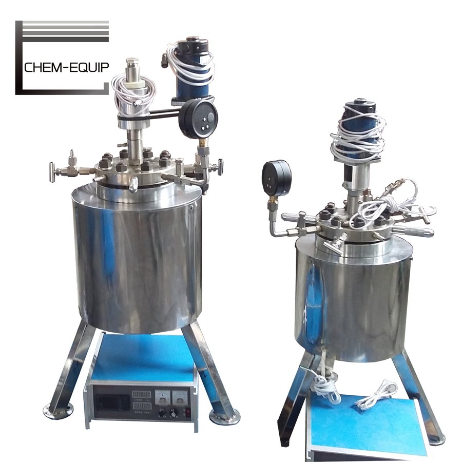 Small Laboratory SUS316L Mini Stirred High Pressure Gas Autoclave Reactor Vessel