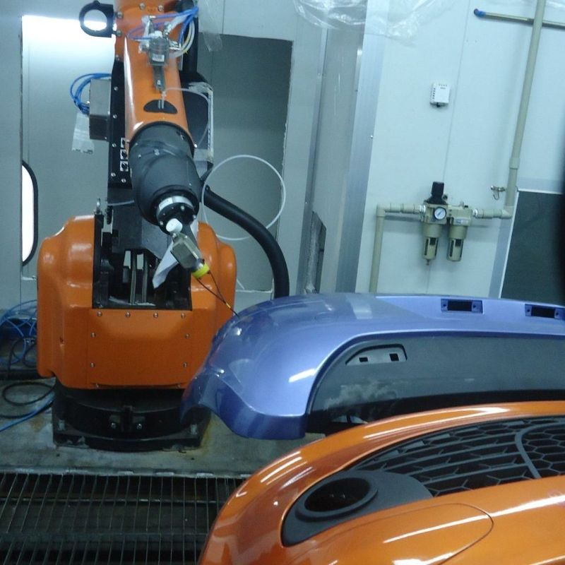 Advanced Robotic Painting System for Automotive Bumper Production