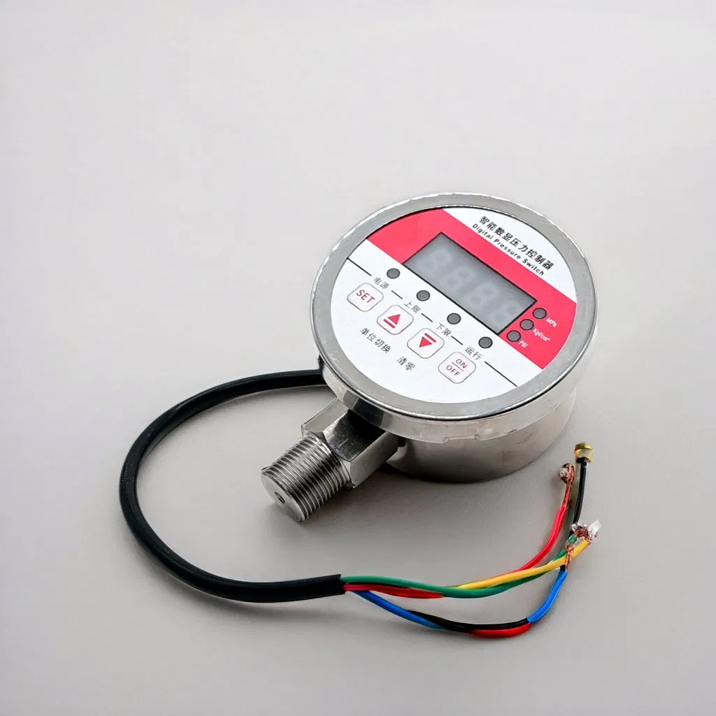 Stainless Steel Digital Pressure Gauge for Air Compressor 1/4 NPT