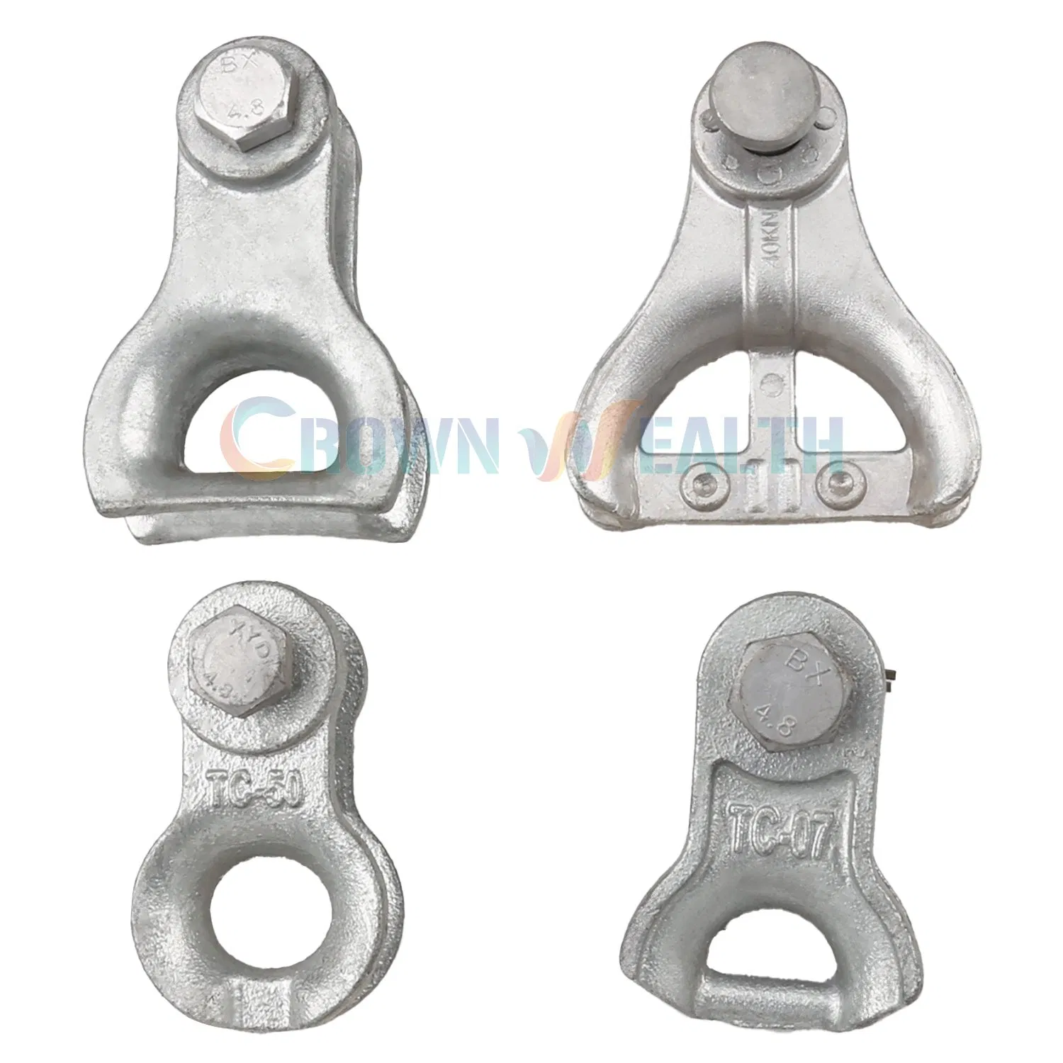 Power Telecom Overhead Line Strain Hook Clevis Thimble
