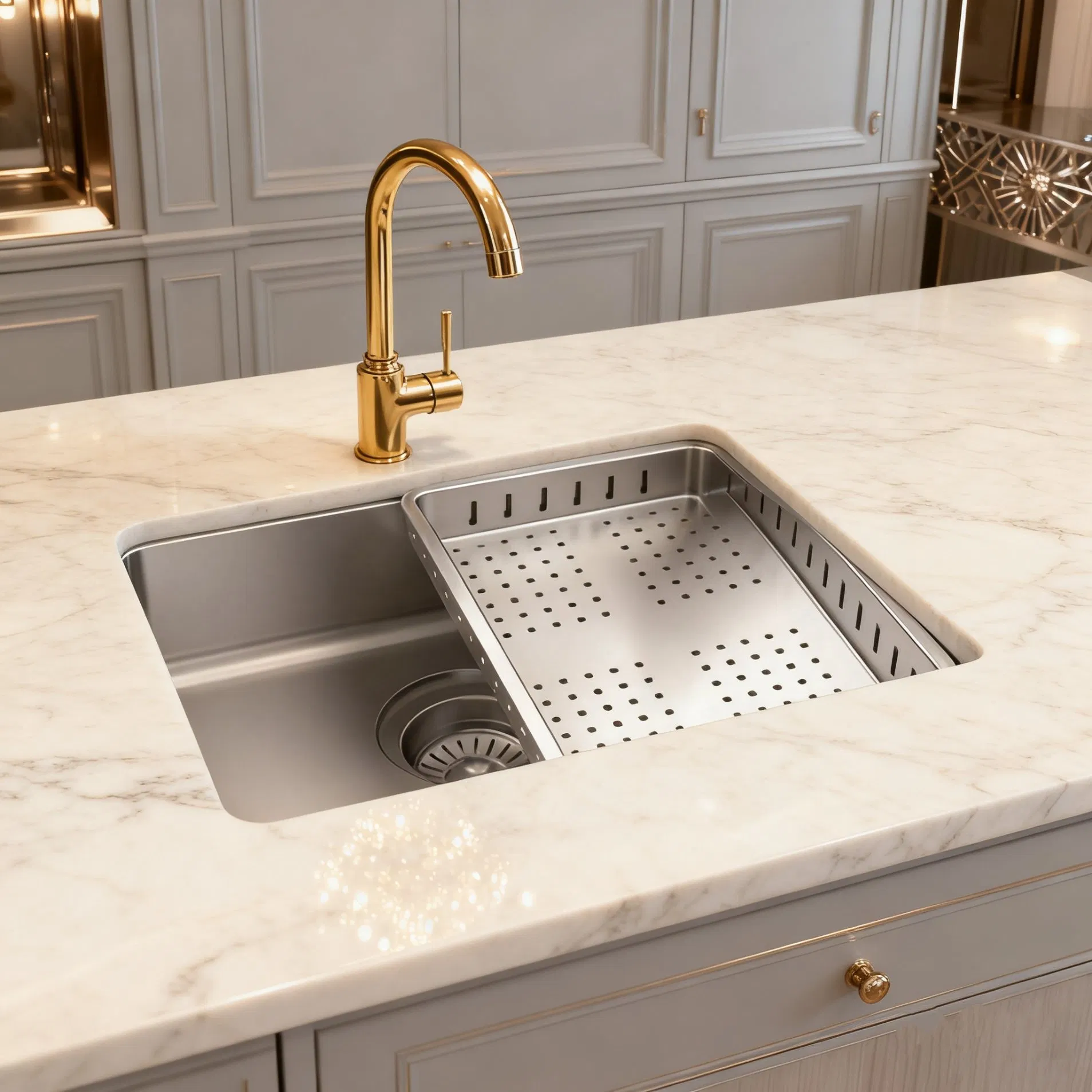 Customized Commercial Single Bowl Stainless Steel Kitchen Sink, Farmhouse Sink