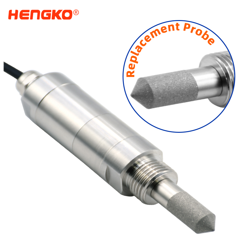 Hg602 Industry 4-20mA RS485 Dew Point Transmitter for Floor Control HVAC Biopharmaceutical