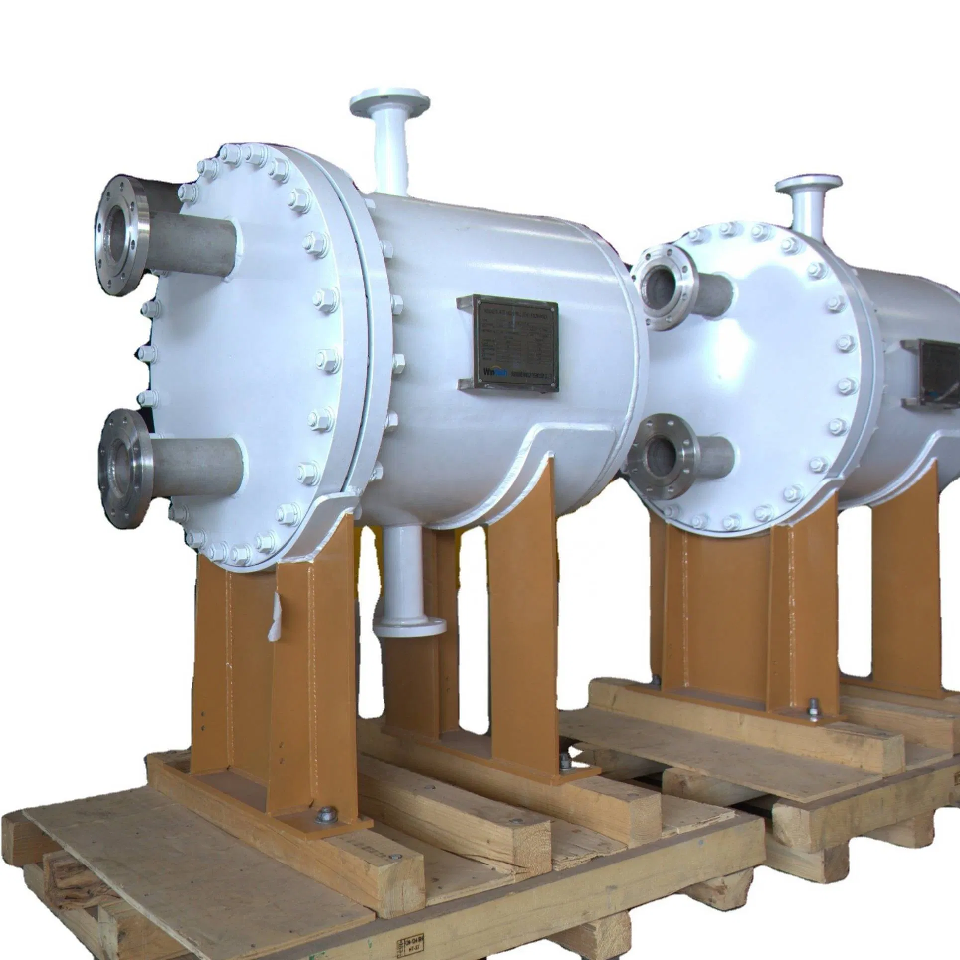 Round Plate and Shell Heat Exchanger Used in Metallurgy with ASME Certification