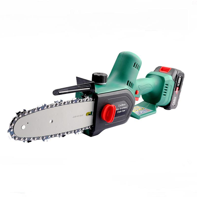 8in Brushless Mini 21V 4ah Cordless Lithium Battery Electric Chain Saw