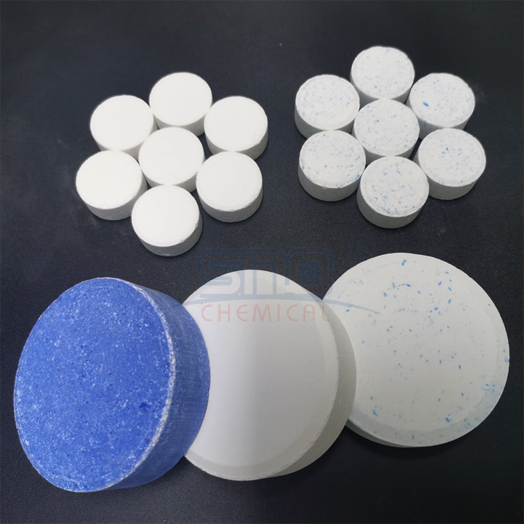 3 Zoll langsam auflösende 200g TCCA Chlortabletten für Pool