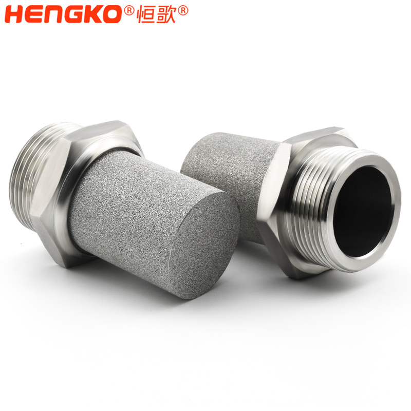 Hengko Hochpräzisions-Filterpatrone aus porösem gesintertem Metall, SS 304/316L Edelstahl, 1-120 Mikron