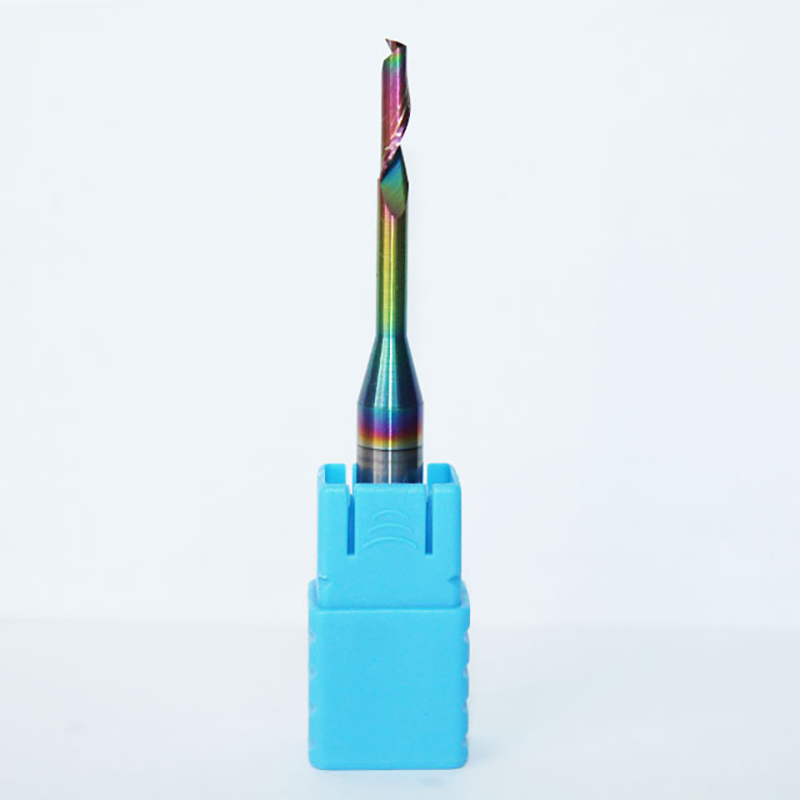 CNC Carbide Endmill with DLC Coating Single Flute Milling Cutter